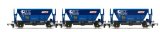Hornby Hobbies Ltd Hornby R6332A Procor Hopper wagons 3 Pack 00 Gauge Freight Rolling Stock Wagons
