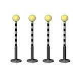 Hornby Hobbies Ltd Hornby R8669 Pre 1960s Belisha Beacons - Pk 4 00 Gauge Skaledale Street Life Collection