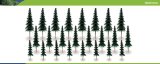 Hornby R8929 Econo Spruce 100-150mm Pk 24 00 Gauge Skale Scenics Eco Trees