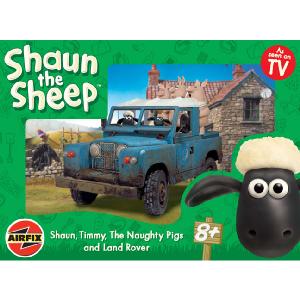 Shaun The Sheep And Landrover 1 72 Scale Gift Set