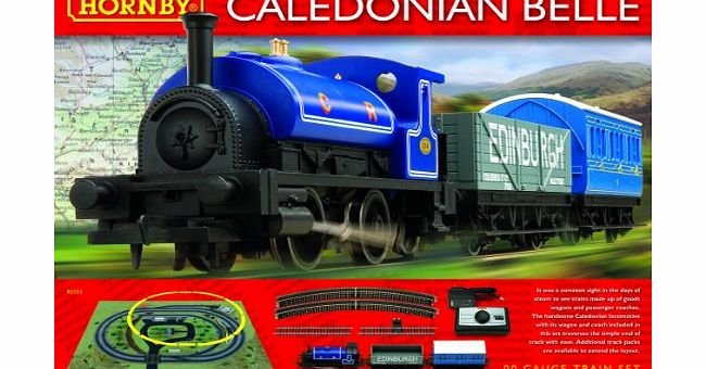 Hornby R1151 Caledonian Belle 00 Gauge Electric Train Set