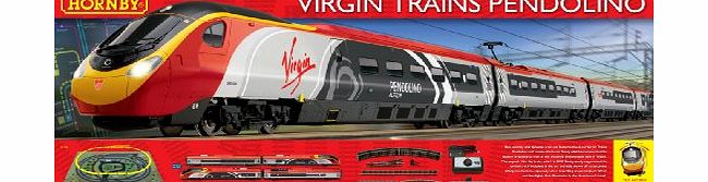 Hornby R1155 Virgin Trains Pendolino 00 Gauge Electric Train Set
