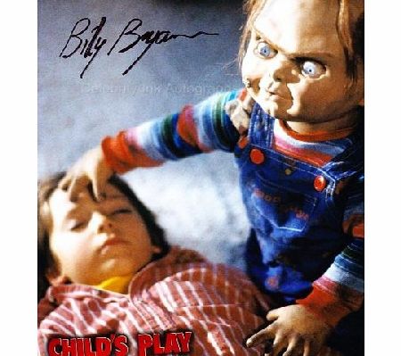 Horror Autographs BILLY BRYAN - Chucky Puppeteer - Childs Play GENUINE AUTOGRAPH