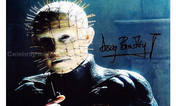Horror Autographs DOUG BRADLEY as Pinhead - Hellraiser GENUINE AUTOGRAPH