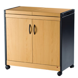 hostess Connoisseur Heated Trolley HL6232 (Beech)