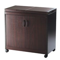 hostess Connoisseur Heated Trolley HL6232 (Mahogany)