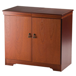 Real Wood Heated Trolley - Curl Mahogany HL6240CM