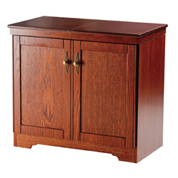 Hostess Real Wood Heated Trolley - Teak HL6244TK