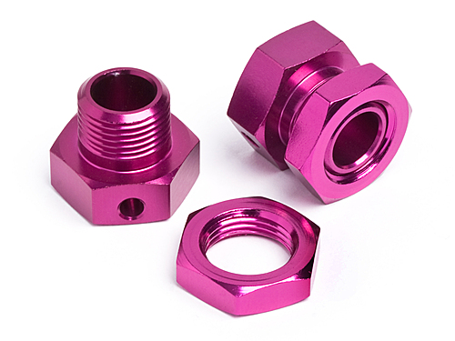 Hot Bodies 6.7mm Hex Wh.l Adapter Purple Lightning Series