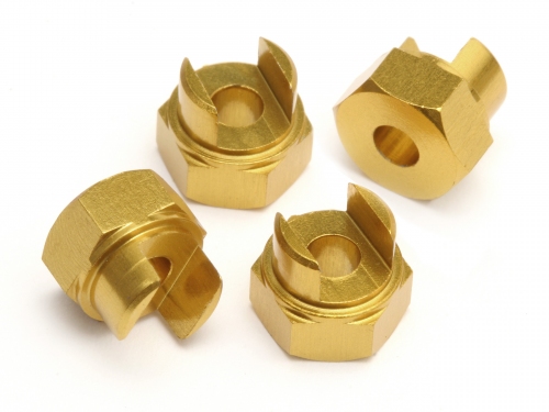 Hot Bodies Alloy Hex Hub Gold Minizilla