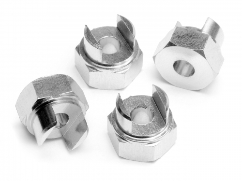 Hot Bodies Alloy Hex Hub Silver Minizilla