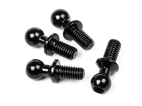 Hot Bodies Aluminum Ball Stud 4.3x10.3mm (4pcs)