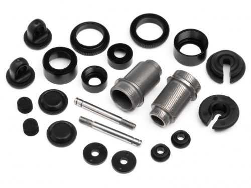 Hot Bodies Aluminum Shock Set Black/2Pcs (Cyclone)