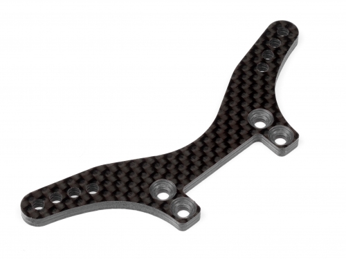 Hot Bodies Fr Shock Tower Woven Graphite (Cyclone)