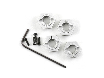 Hot Bodies Hex Wheel Hub Polished Alu (Savage)