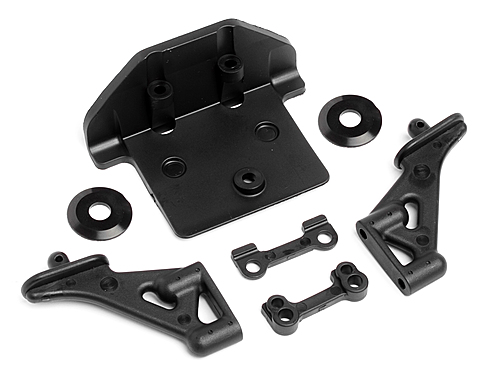 Hot Bodies Large Front Bumper / Low Mount Wing Stay Set