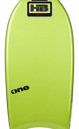Hot Buttered Mens Hot Buttered One PE Green Bodyboard - 41.5