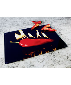 Hot Chilli Glass Work Surface Protector