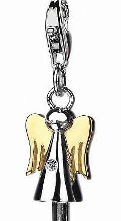 Hot Diamonds Guardian Angel Silver And Diamond Charm