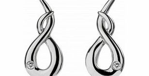 Hot Diamonds Ladies Go With The Flow Curl Earrings