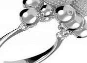 Hot Diamonds Ladies Size N Cluster Ring