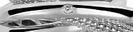 Hot Diamonds Ladies Size N Ula Silver Trilogy Ring