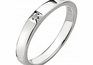 Hot Diamonds Ladies Size P Affine Solitaire Ring