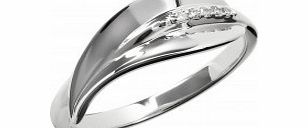 Hot Diamonds Ladies Size Q Simply Sparkle Ring