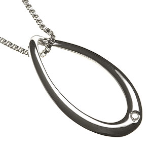 Oval Pendant Necklace