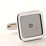 Hot Diamonds Silver and Diamond Cufflinks