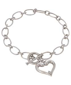 Hot Gems Sterling Silver Cubic Zirconia T-Bar