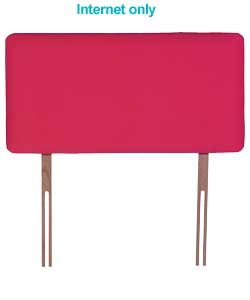 Hot Pink Cotton Single Headboard