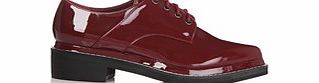 HOT SOLES Blood red laced brogues