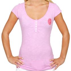 hot Tuna Ladies Hazed SS T-Shirt - Pink