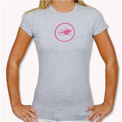 hot Tuna Ladies Incorporate T-Shirt - Grey
