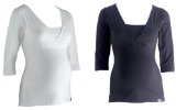 Hot Tuna Mama Cocoon Maternity and Nursing Tops (Twin pack) Size M