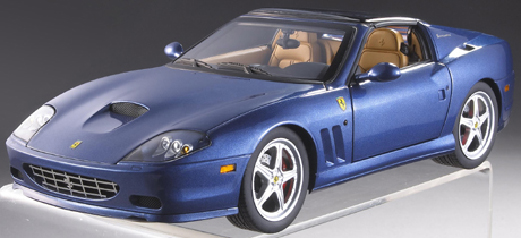 Hot Wheels Elite 2005 Ferrari Super America in Blue