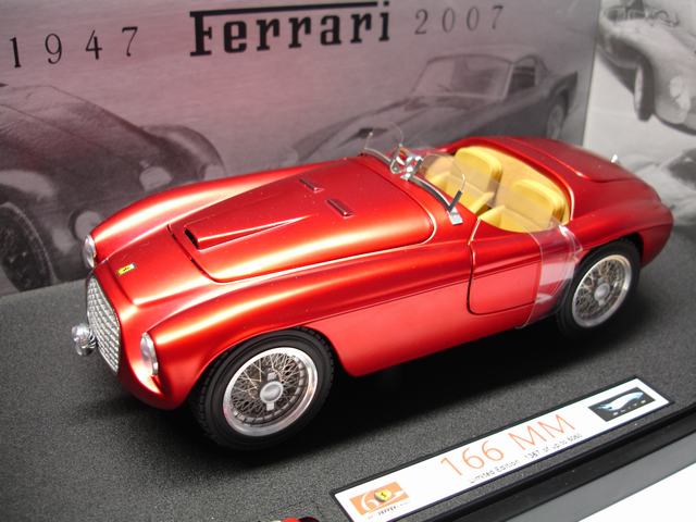 Hot Wheels Elite Ferrari 166 MM Barchetta 60th Anniversary Colour