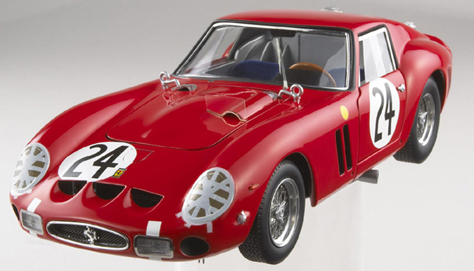 Hot Wheels Elite Ferrari 250 GTO 2nd Place LeMans 1963