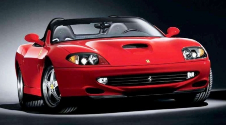 Hot Wheels Elite Ferrari 550 Barchetta 2000 Red