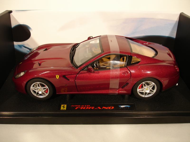 Hot Wheels Elite Ferrari 599 GTB Fiorano in Cherry Red