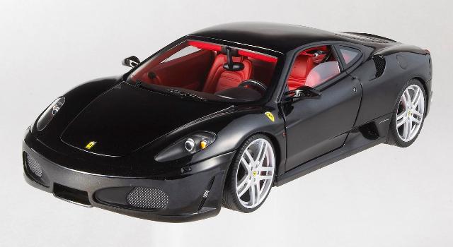 Hot Wheels Elite Ferrari F430 Coupe Black/red Interior