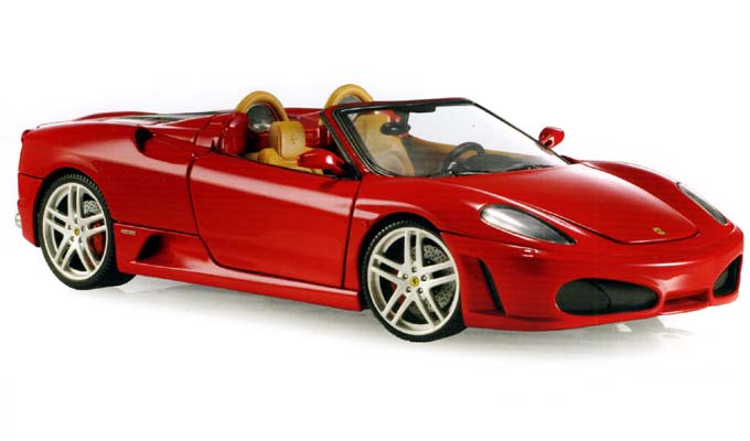Hot Wheels Elite Ferrari F430 Spyder in Red