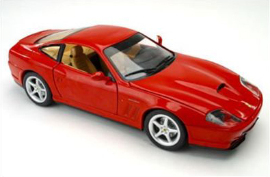Hot Wheels Ferrari 550 Barchetta Pininfarina in Red