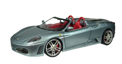 Hot Wheels Ferrari F430 Spider in Grey
