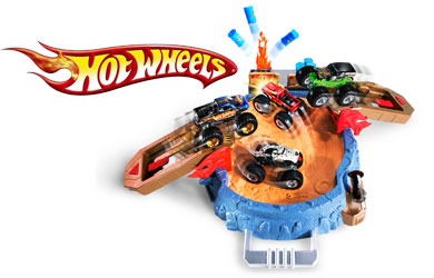 hot Wheels Monster Jam Crash and Smash Stadium