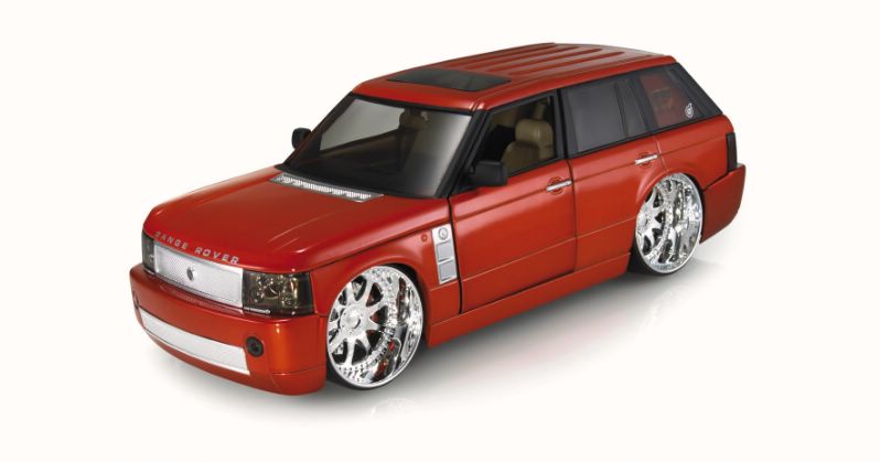 Hot Wheels Range Rover Dropstar CQ6 in Orange