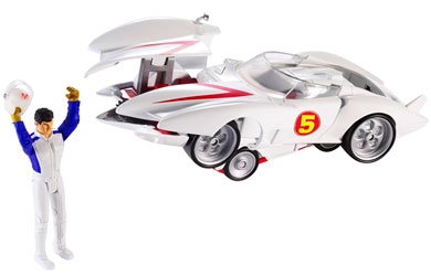 Wheels Speed Racer - Deluxe Mach 5 and Speed Racer Figure