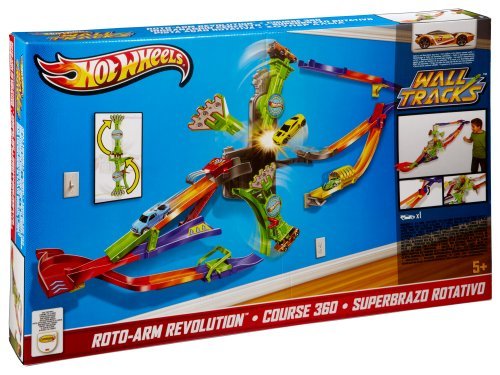 Hot Wheels Wall Tracks Roto-Arm Revolution Set