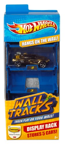 Hot Wheels Wall Tracks Vehicle Display Rack for 5 Cars V8707